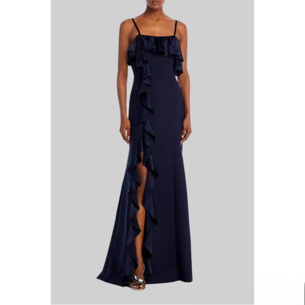 CINQ A SEPT curtis‎ gown in navy 2